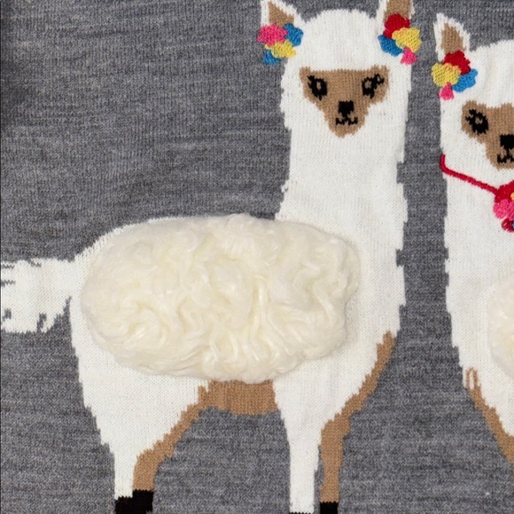 ASOS Heather Gray Women's Crew Neck Llama Sweater Size 2 Size Small - Picture 4 of 7